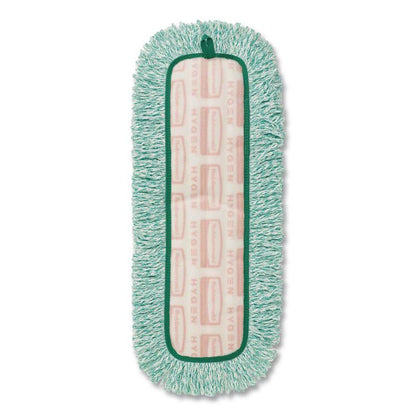 Dust Pad with Fringe, Microfiber, 18" Long, Green