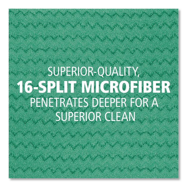 Dust Pad with Fringe, Microfiber, 18" Long, Green