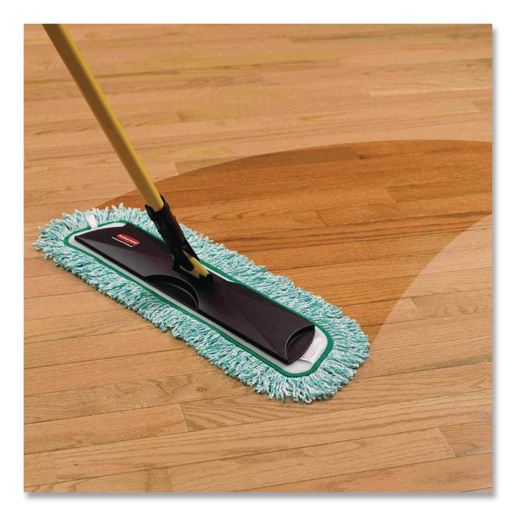 Dust Pad with Fringe, Microfiber, 18" Long, Green