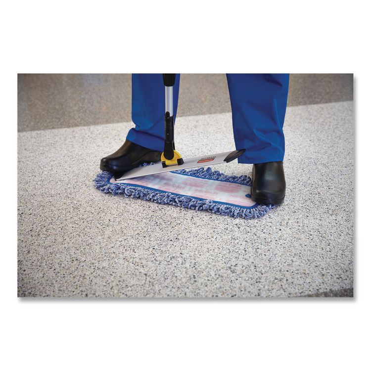 HYGEN Quick Connect Single-Sided Frame, Wet/Dry Mop 17.19 x 3, Aluminum, Yellow