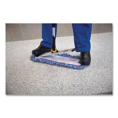 HYGEN Quick Connect Single-Sided Frame, Wet/Dry Mop 17.19 x 3, Aluminum, Yellow