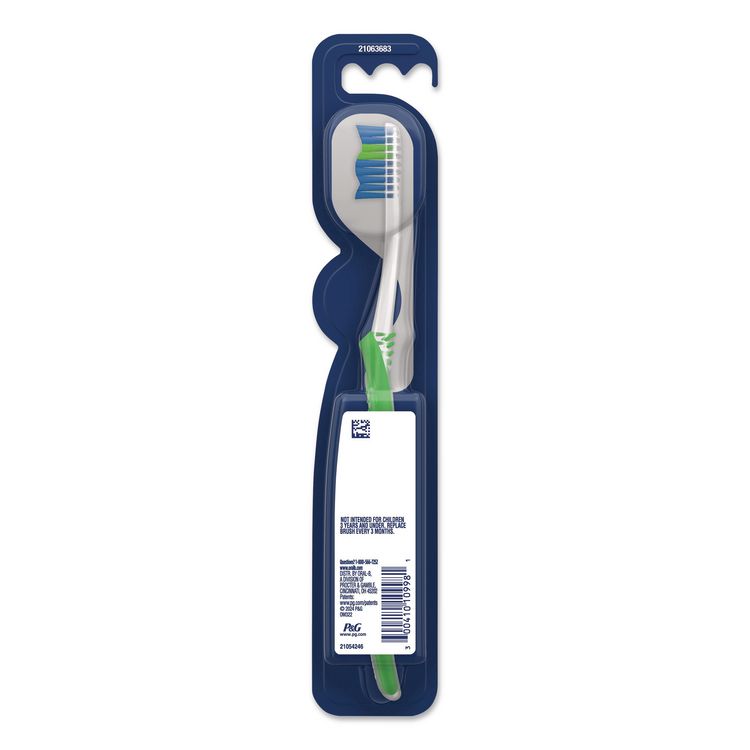 Advanced Clean Soft Bristle Toothbrush, Randomly Assorted Colors, 72/Carton