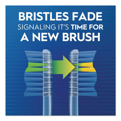 Advanced Clean Soft Bristle Toothbrush, Randomly Assorted Colors, 72/Carton