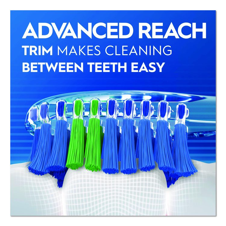 Advanced Clean Soft Bristle Toothbrush, Randomly Assorted Colors, 72/Carton