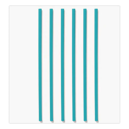Marine Biodegradable Straws, 10.25", PHA, Ocean Blue, Wrapped, 250/Box, 8 Boxes/Carton