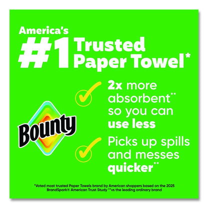 Kitchen Roll Paper Towels, 2-Ply, White, 10.5 x 11, 75 Sheets/Roll, 4 Triple Rolls/Pack, 6 Packs/Carton