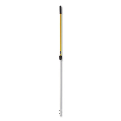 HYGEN Quick-Connect Extension Handle, 4 ft to 6 ft, Yellow/Black