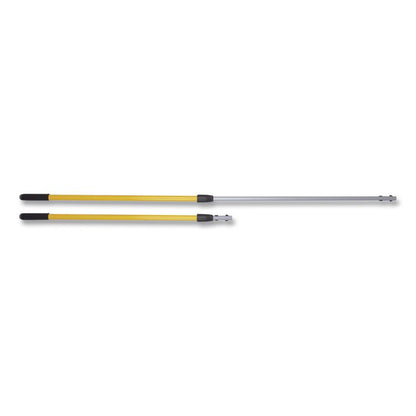 HYGEN Quick-Connect Extension Handle, 4 ft to 6 ft, Yellow/Black