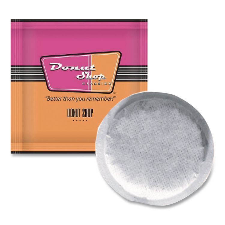 Donut Shop Coffee Pods, Dark Roast, 15/Box