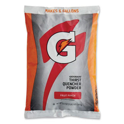 Thirst Quencher Powdered Drink Mix, Fruit Punch, 21 oz Packet, Yields 2.5 Gallons per Packet, 32/Carton