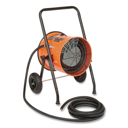 Portable Salamander Heater with Adjustable Thermostat, 30,000 W, 22 x 28 x 38.5, Orange