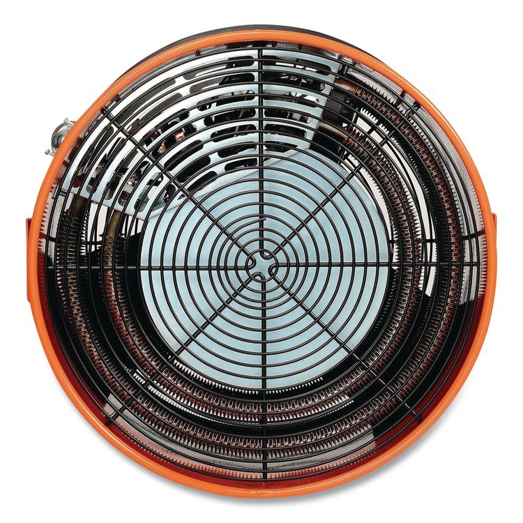 Electric Salamander Heater with Adjustable Thermostat, 208 V, 15,000 W, 23.03 x 34.75 x 24.68, Orange