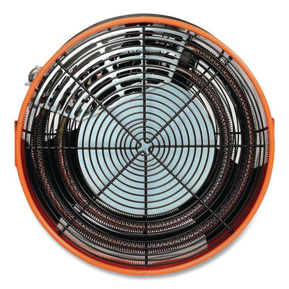 Electric Salamander Heater with Adjustable Thermostat, 208 V, 15,000 W, 23.03 x 34.75 x 24.68, Orange