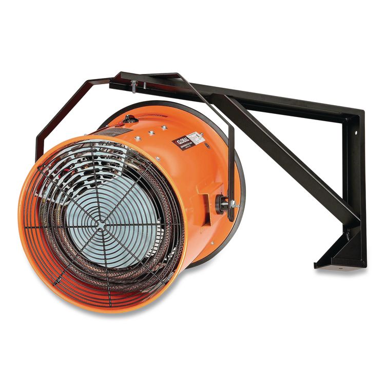 Electric Salamander Heater with Adjustable Thermostat, 240 V, 15,000 W, 23.03 x 34.75 x 24.68, Orange