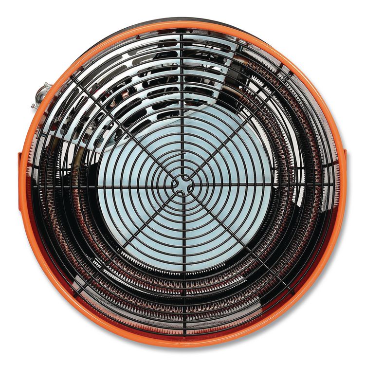 Electric Salamander Heater with Adjustable Thermostat, 480 V, 15,000 W, 23.03 x 20 x 24.68, Orange