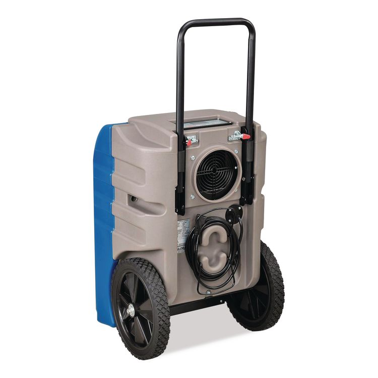 Low Grain Refrigerant Dehumidifier with Pump, 75 pt Tank Capacity, 18 x 20 x 20, Blue