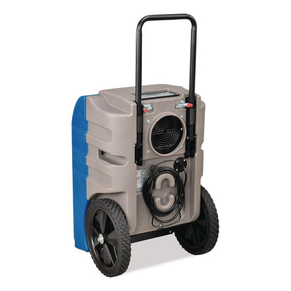 Low Grain Refrigerant Dehumidifier with Pump, 75 pt Tank Capacity, 18 x 20 x 20, Blue