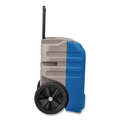 Low Grain Refrigerant Dehumidifier with Pump, 75 pt Tank Capacity, 18 x 20 x 20, Blue