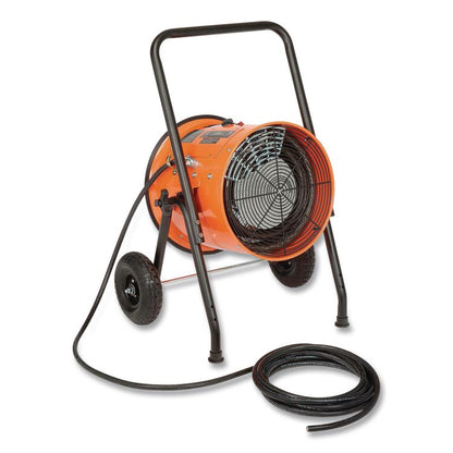 Portable Salamander Heater with Adjustable Thermostat, 480 V, 15,000 W, 21.59 x 28 x 38.5, Orange
