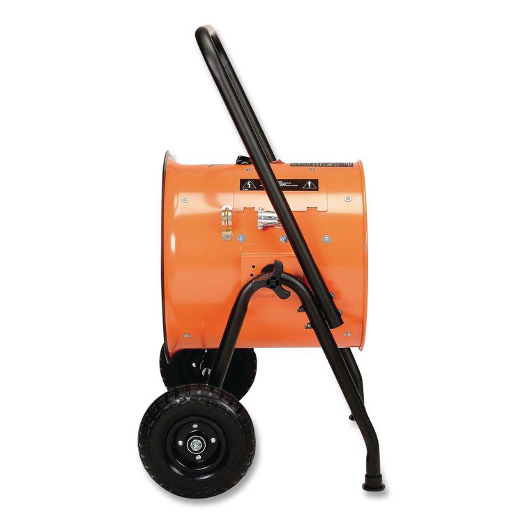 Portable Salamander Heater with Adjustable Thermostat, 480 V, 15,000 W, 21.59 x 28 x 38.5, Orange