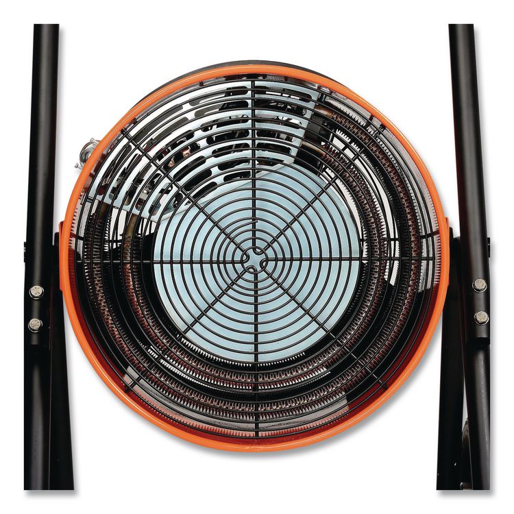 Portable Salamander Heater with Adjustable Thermostat, 480 V, 15,000 W, 21.59 x 28 x 38.5, Orange
