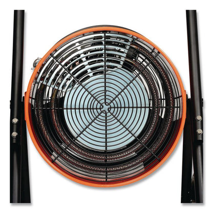 Portable Salamander Heater with Adjustable Thermostat, 480 V, 15,000 W, 21.59 x 28 x 38.5, Orange