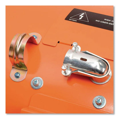 Portable Salamander Heater with Adjustable Thermostat, 480 V, 15,000 W, 21.59 x 28 x 38.5, Orange