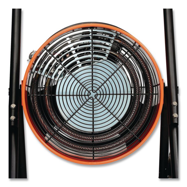 Portable Salamander Heater with Adjustable Thermostat, 208 V, 15,000 W, 21.59 x 28 x 38.5, Orange