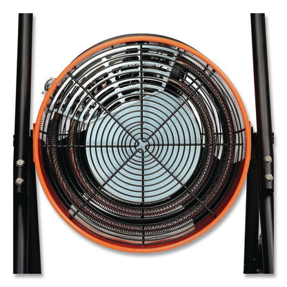 Portable Salamander Heater with Adjustable Thermostat, 208 V, 15,000 W, 21.59 x 28 x 38.5, Orange
