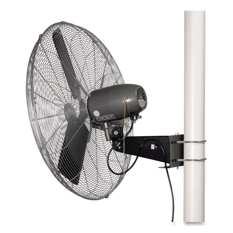 Oscillating Fan, Pole or Column Mount, 30", 6,780 CFM, 1/3 hp