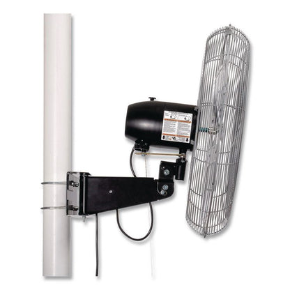 Deluxe Oscillating Fan, Pole or Column Mount, 24", 4,660 CFM, 1/2 hp