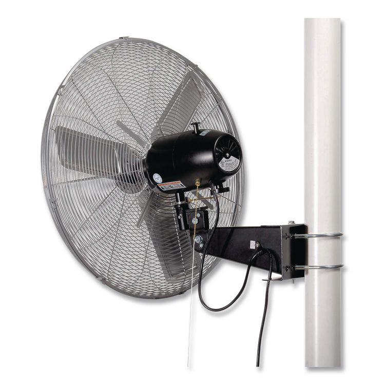 Deluxe Oscillating Fan, Pole or Column Mount, 24", 4,660 CFM, 1/2 hp