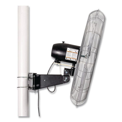 Deluxe Oscillating Fan, Pole or Column Mount, 30", 7,300 CFM, 1/2 hp