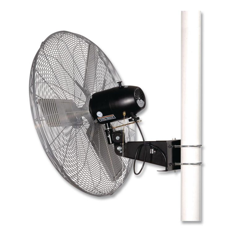 Deluxe Oscillating Fan, Pole or Column Mount, 30", 7,300 CFM, 1/2 hp