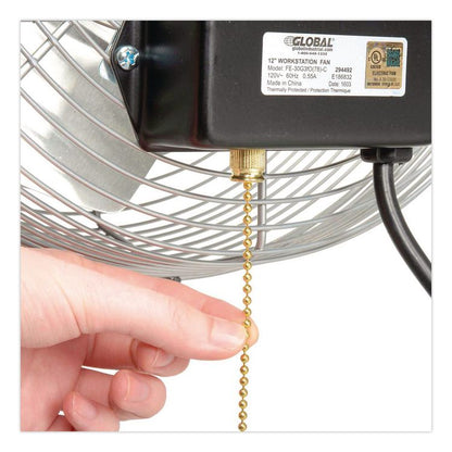 12" Industrial Workstation Fan, 1,855 CFM, 15 hp