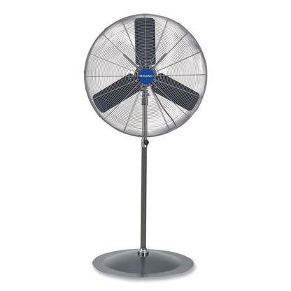 Oscillating Pedestal Fan, 30", 3 Speeds, Gray