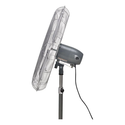 Oscillating Pedestal Fan, 30", 3 Speeds, Gray