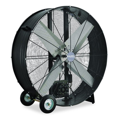 Portable Drum Blower Fan, 42", 2 Speeds, Black
