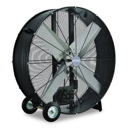 Portable Drum Blower Fan, 42", 2 Speeds, Black