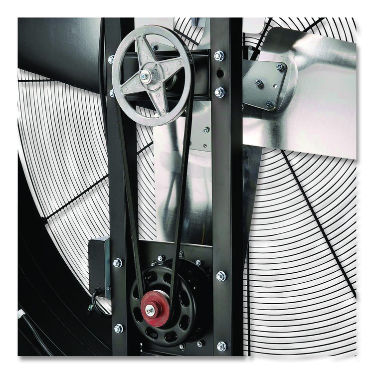 48" Portable Drum Blower Fan, 2 Speeds, Black