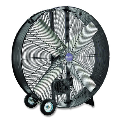 48" Portable Drum Blower Fan, 2 Speeds, Black