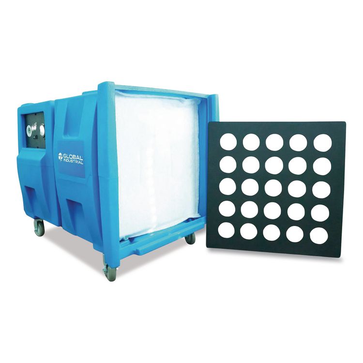 Commercial Air Scrubber and Negative Air Machine with HEPA Filter, 2 Speed, 1,000/2,000 CFM, 115 V