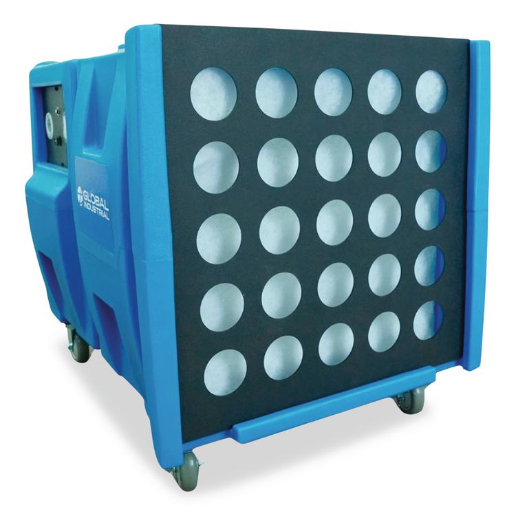 Commercial Air Scrubber and Negative Air Machine with HEPA Filter, 2 Speed, 1,000/2,000 CFM, 115 V