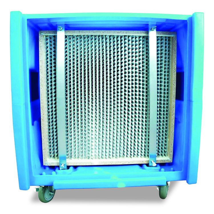 Commercial Air Scrubber and Negative Air Machine with HEPA Filter, 2 Speed, 1,000/2,000 CFM, 115 V