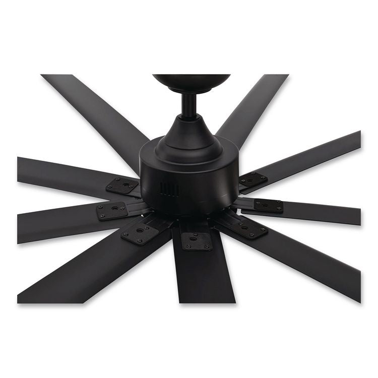 Industrial Ceiling Fan, 72", 6 Speeds, 9,400 CFM, Black