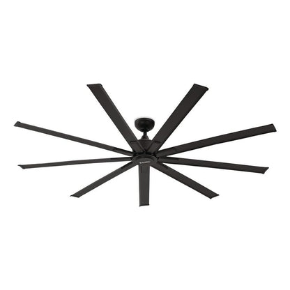 Industrial Ceiling Fan, 72", 6 Speeds, 9,400 CFM, Black