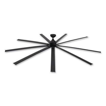 Industrial Ceiling Fan, 96", 6 Speeds, 10,500 CFM, Black