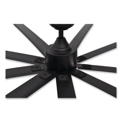 Industrial Ceiling Fan, 96", 6 Speeds, 10,500 CFM, Black