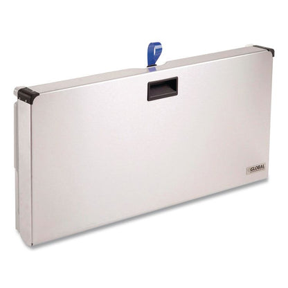 Stainless Steel Baby Changing Station, 34.6 x 17.37, Silver