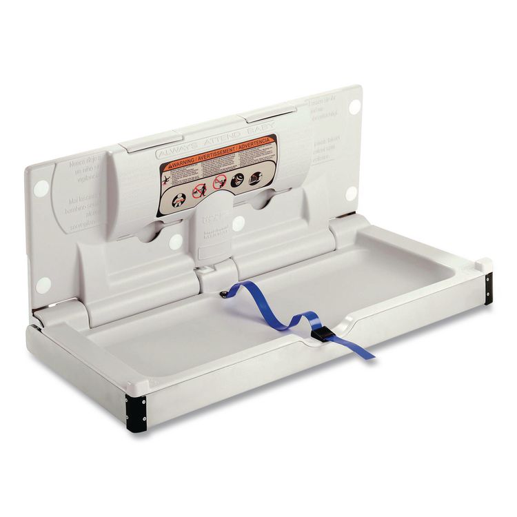 Stainless Steel Baby Changing Station, 34.6 x 17.37, Silver